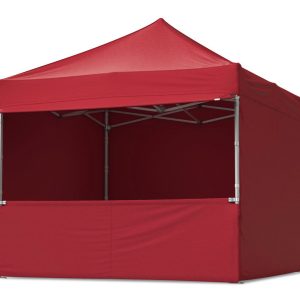 pop up telk 3x3 seinadega punane