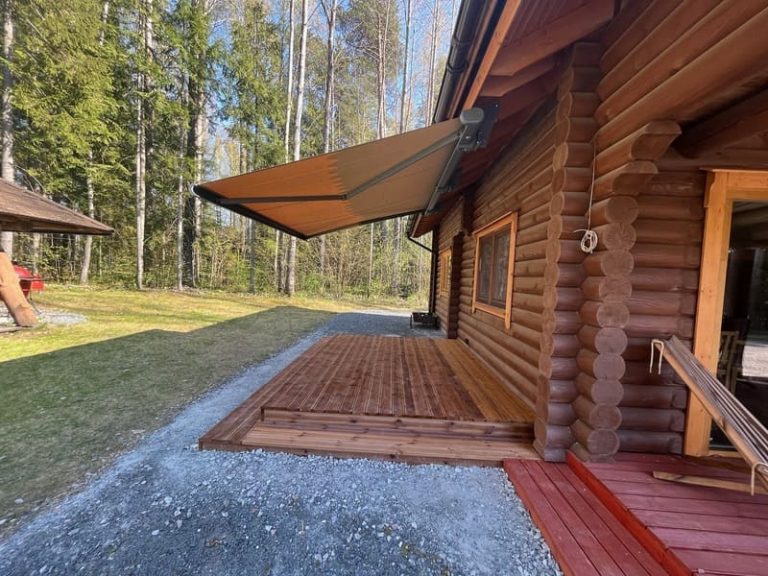 Miksi valita moottoroitu markiisi kesähuvilan tai kotitalon terassille?