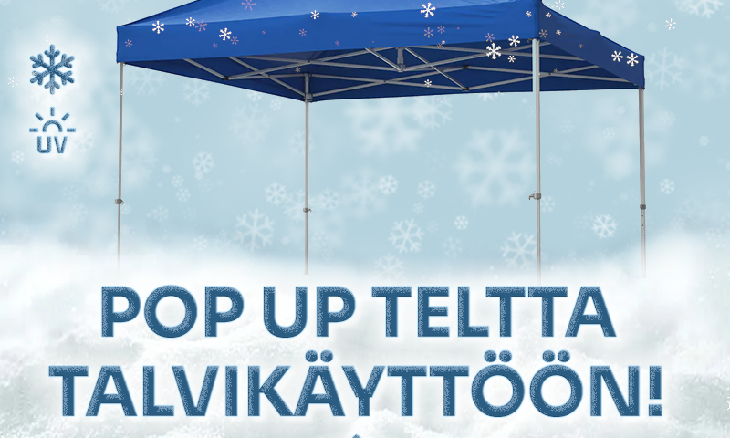 pop up teltta talvikäyttöön