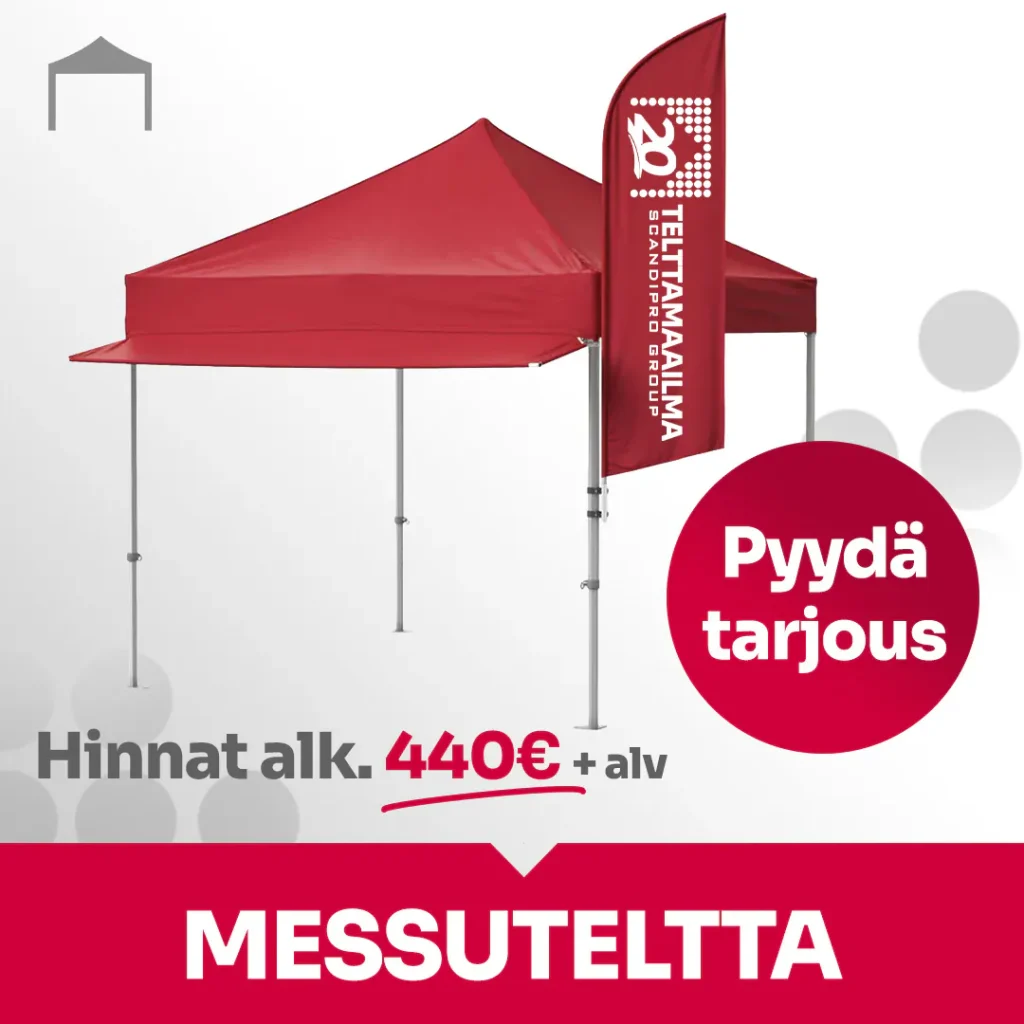Kuinka paljon Pop Up teltta maksaa?