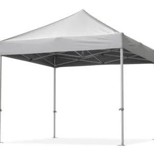Pop Up teltta Scandipro 40, harmaa, neliönmuotoinen, metallinen kehikko