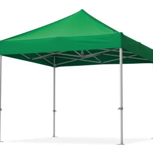 Vihreä 3×3 pop-up teltta alumiinirungolla