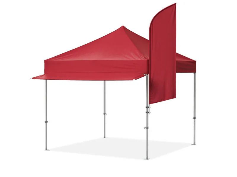 pop up teltta 3x3 punainen 3 beach flag