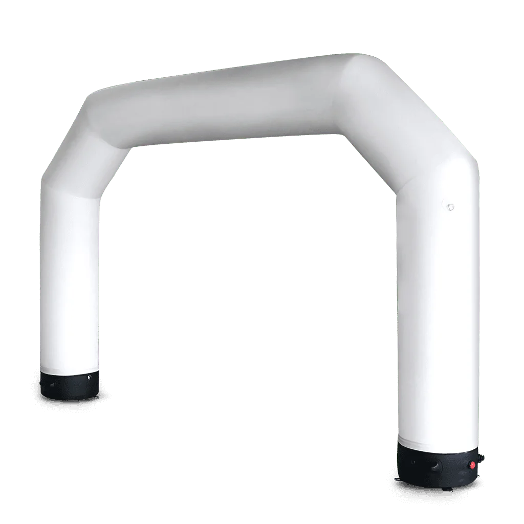 Uppblåsbar start och målgångsport