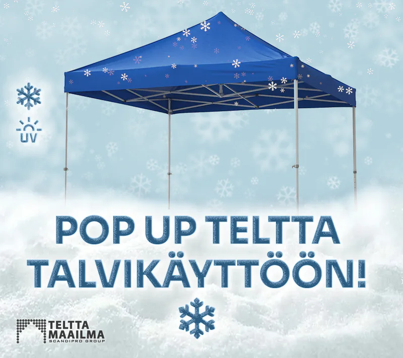 pop up teltta talvikäyttöön