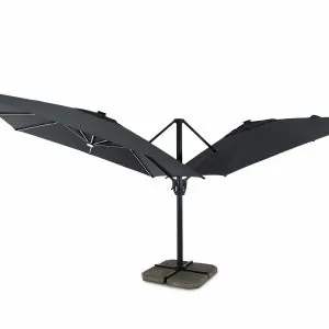 Duo Terassivarjo Scandipro Twin Flexy — tuotekuva
